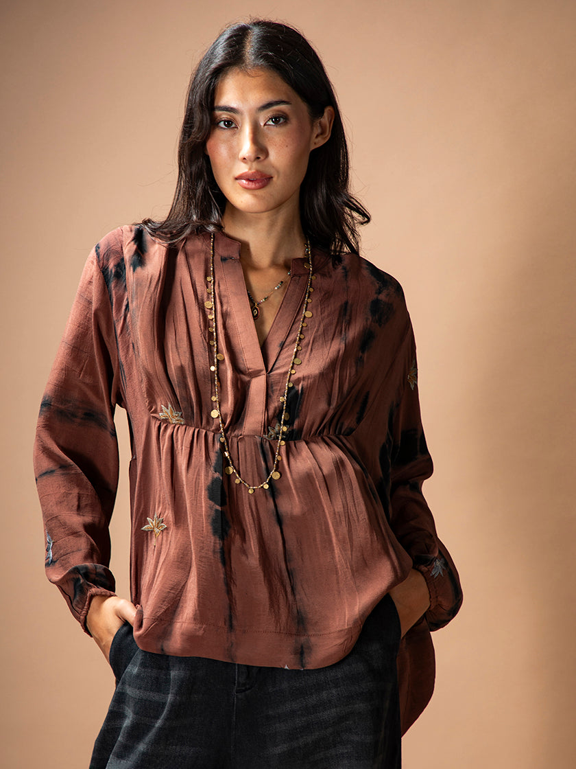 Seidenbluse «City» von COFUR