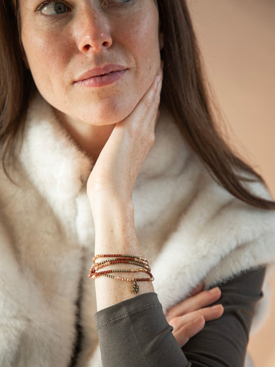 Armband «Arven rot» von CORAZON