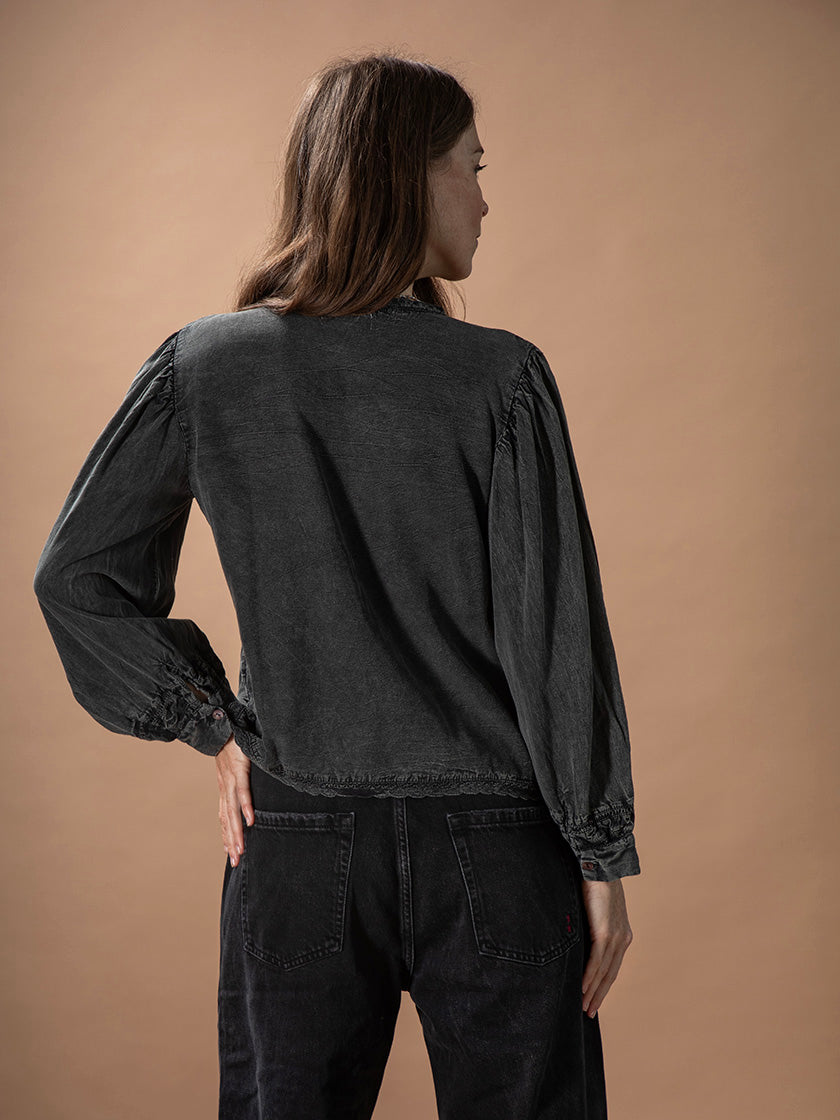 Bluse «Carmen» von MAISON HOTEL