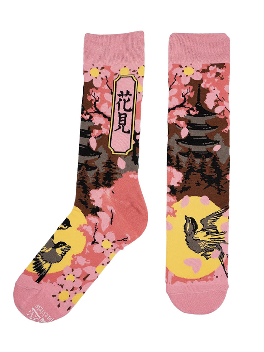 Socken «Temple Bird» von A MOON WITH A VIEW