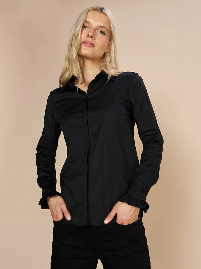Mos mosh bluse mattie schwarz clearance