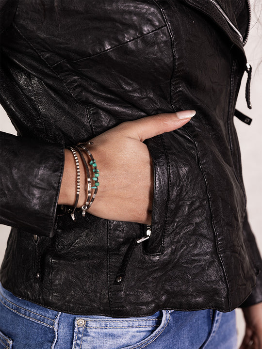 Lederjacke «Bijou» von FREAKY NATION