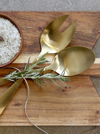Couverts à salade «Gold»