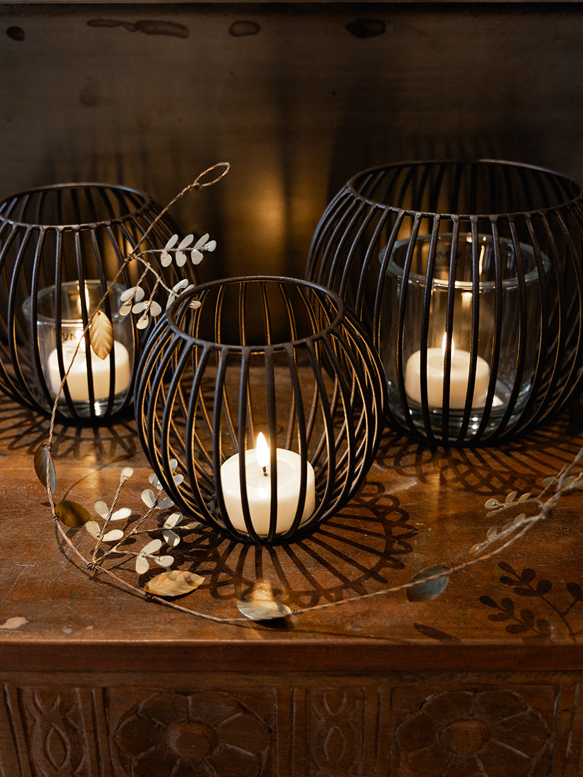 Windlicht «Pino» von WOHNMANUFACTUR GRÜNBERGER