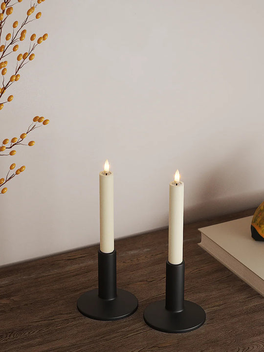 Bougie LED en forme de bâtonnet, 15 cm, lot de 2