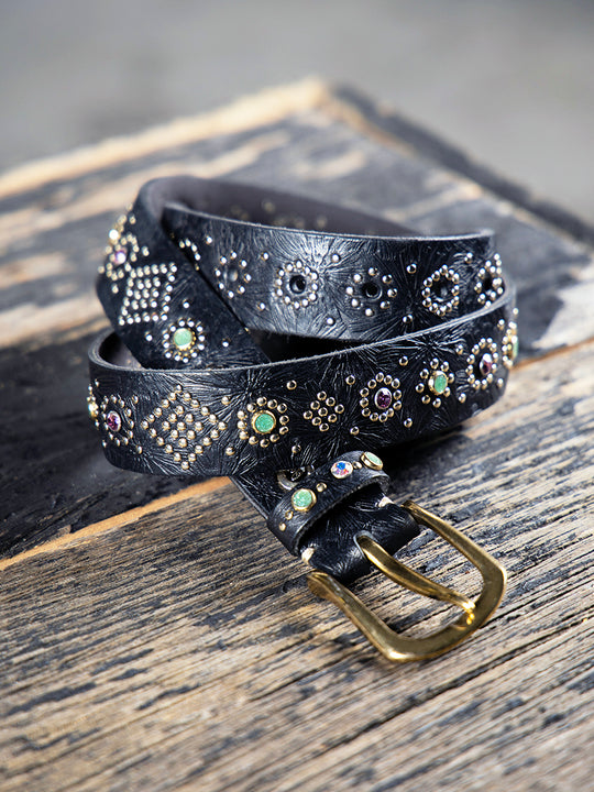 Ledergürtel «Mea Gold» von B-BELT