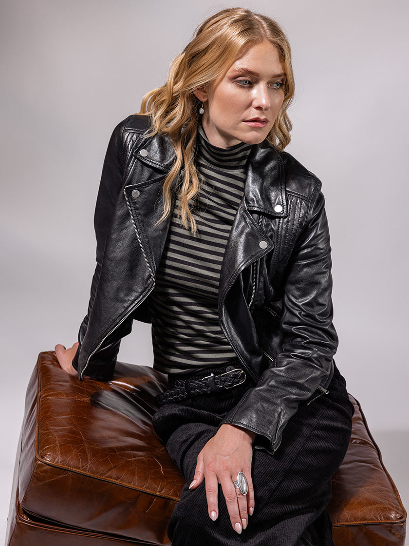 Lederjacke «Tarja» von FREAKY NATION