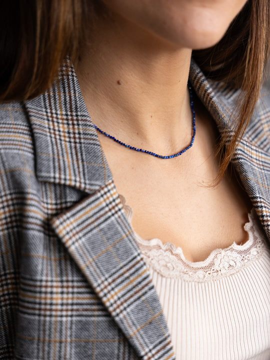 Halskette «Finello Blau silber» von CORAZON