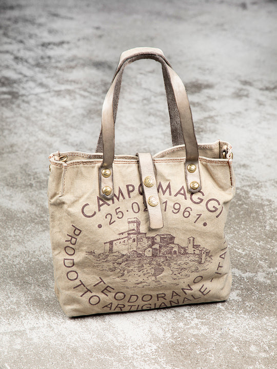 Canvas Shopping Bag  «Teodorano» von CAMPOMAGGI