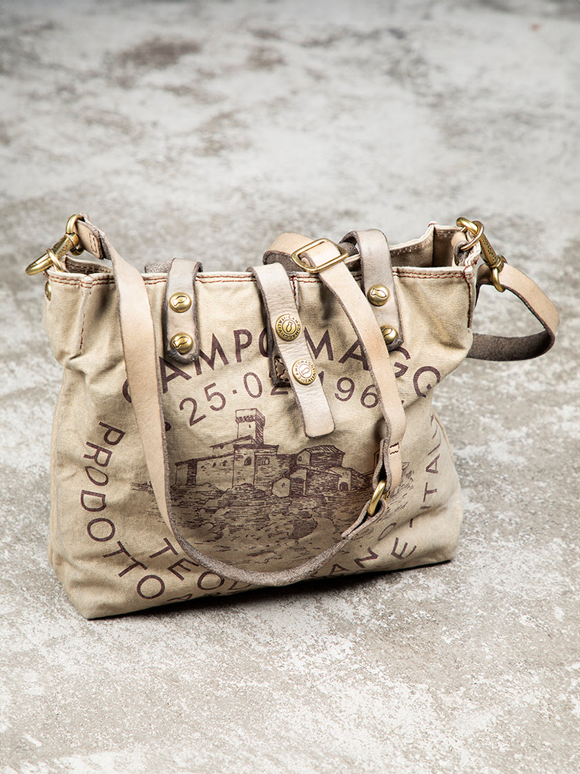 Canvas Shopping Bag  «Teodorano» von CAMPOMAGGI