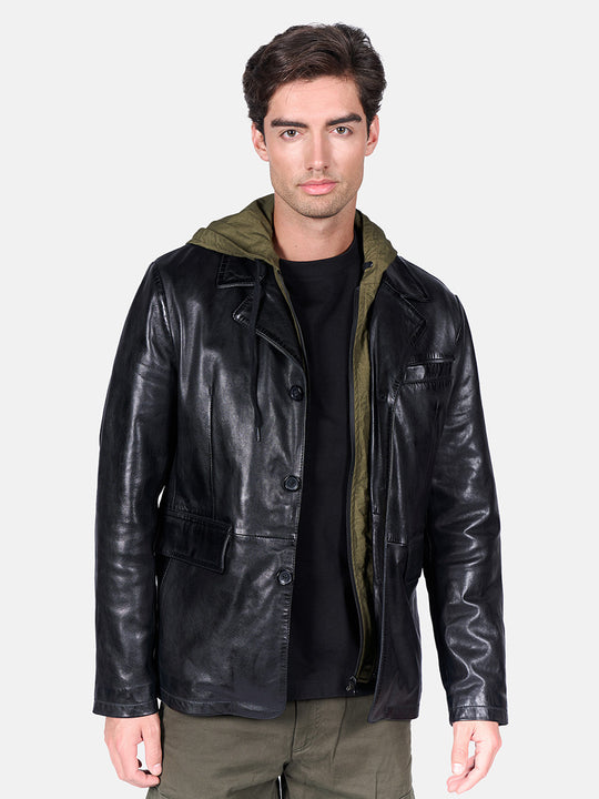 Lederjacke «Blackjack» von FREAKY NATION
