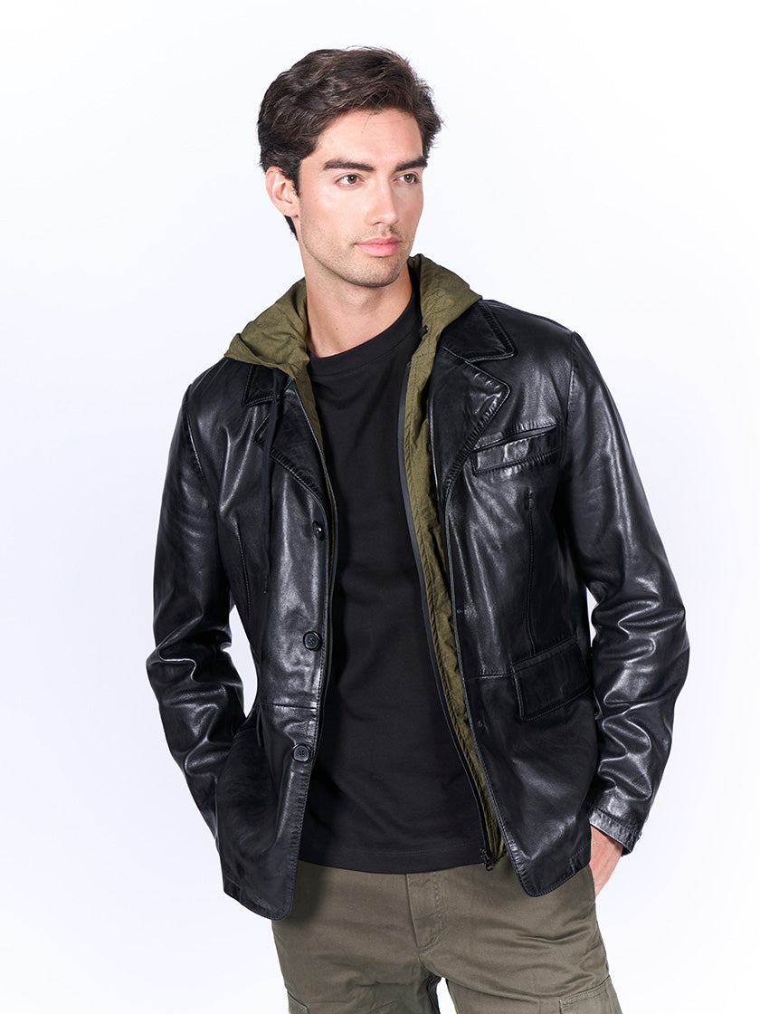 Lederjacke «Blackjack» von FREAKY NATION