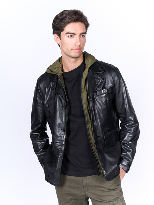 Lederjacke «Blackjack» von FREAKY NATION
