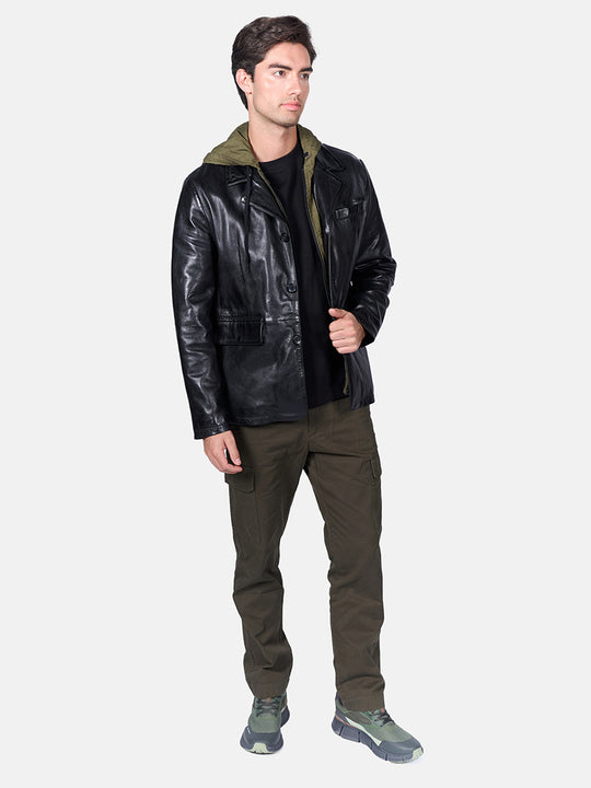 Lederjacke «Blackjack» von FREAKY NATION