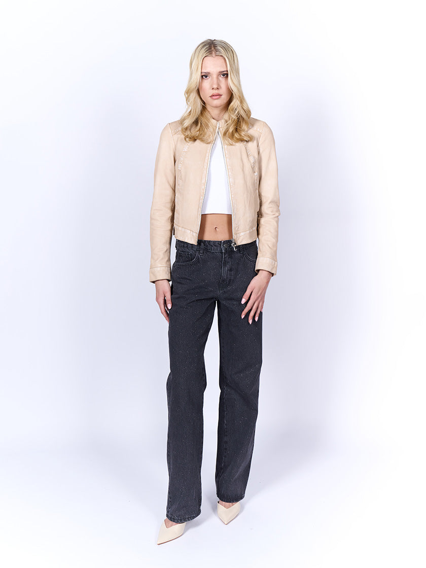 Lederjacke «Rose» von FREAKY NATION