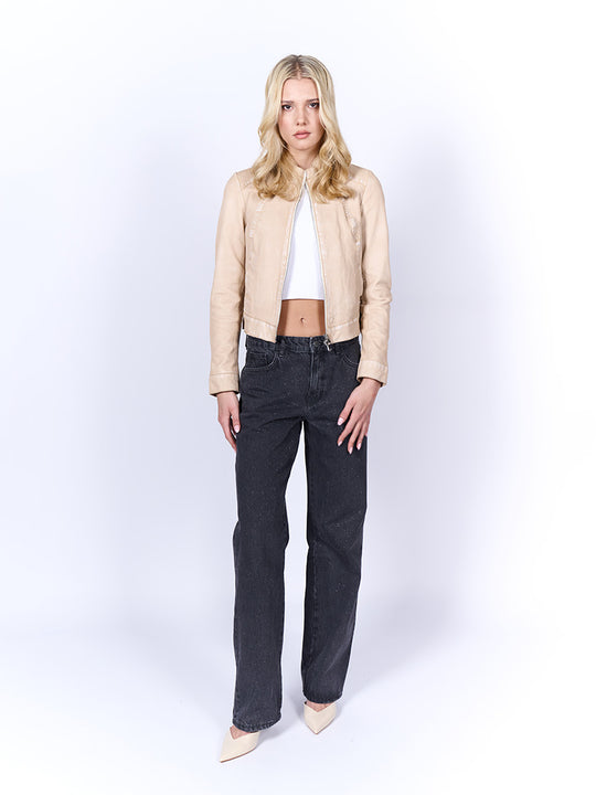 Lederjacke «Rose» von FREAKY NATION
