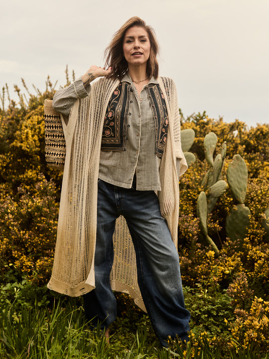 Strickgilet von SANCTAMUERTE