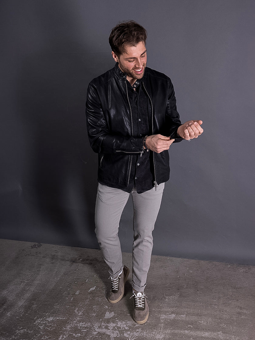 Lederjacke «Jack» von Q-21