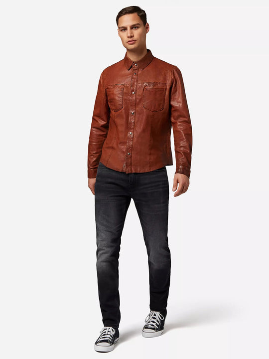 Lederhemd «Reversible» von RICANO