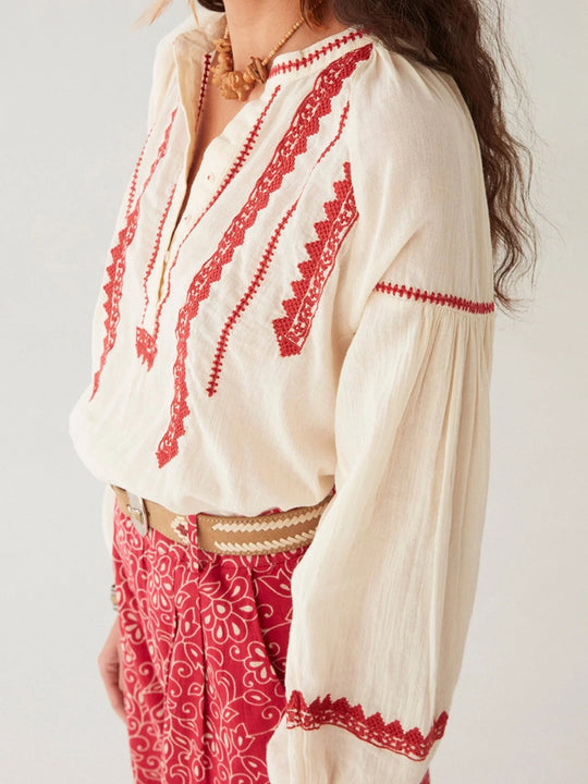 Bluse «Irina» von MAISON HOTEL