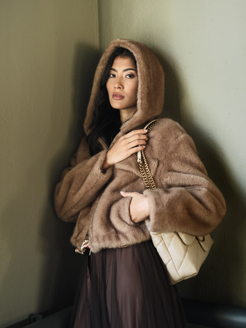 Jacke «Fake Fur» von SENS UNIQ