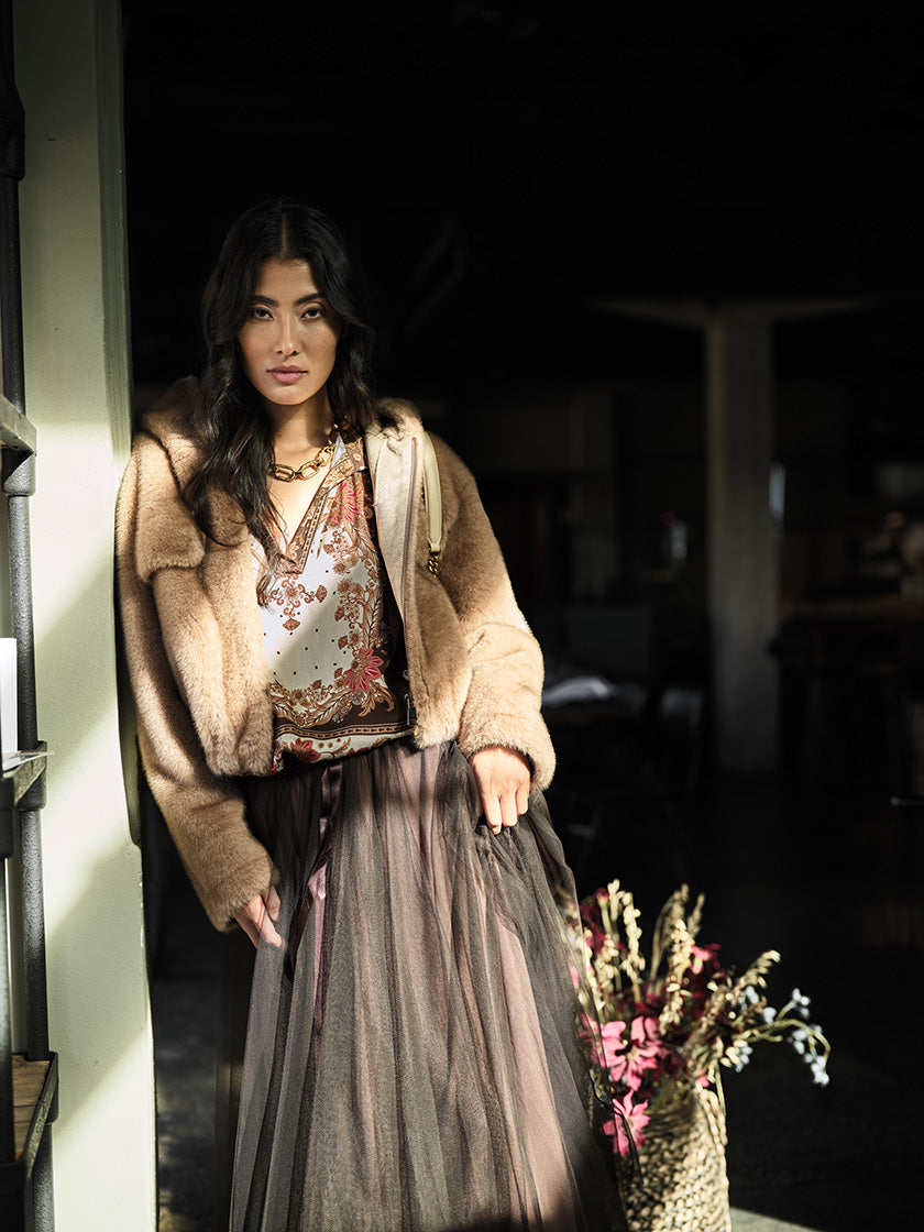 Jacke «Fake Fur» von SENS UNIQ