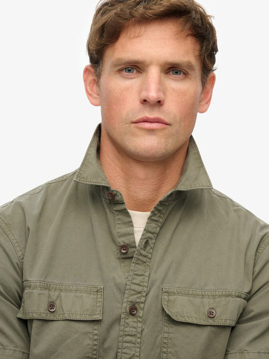 Hemd «Military» von SUPERDRY