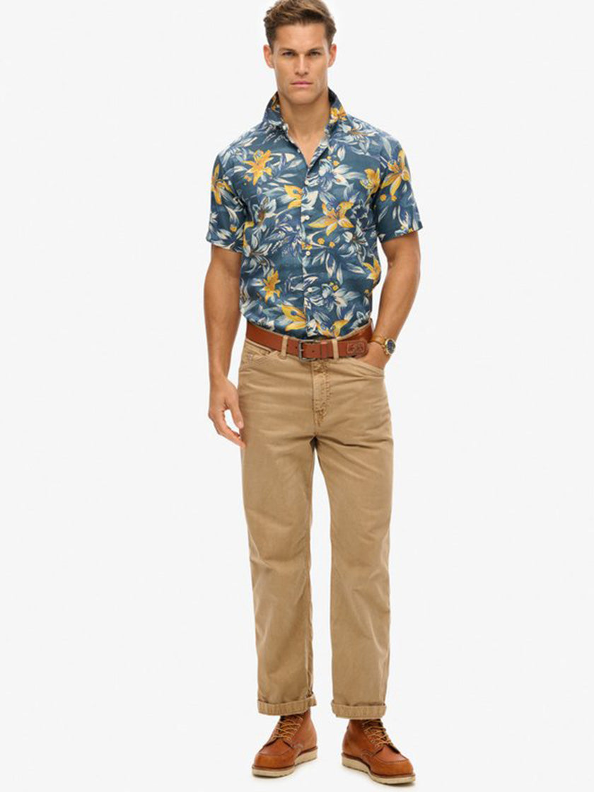 Hemd «Hawaii Print» von SUPERDRY