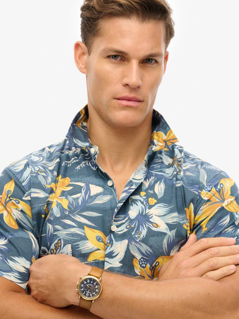 Hemd «Hawaii Print» von SUPERDRY