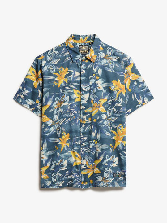 Hemd «Hawaii Print» von SUPERDRY