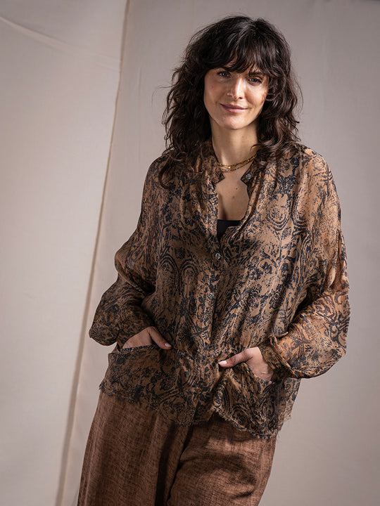 Bluse von SANCTAMUERTE