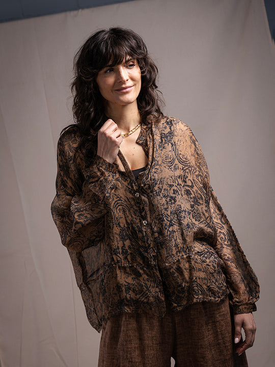 Bluse von SANCTAMUERTE