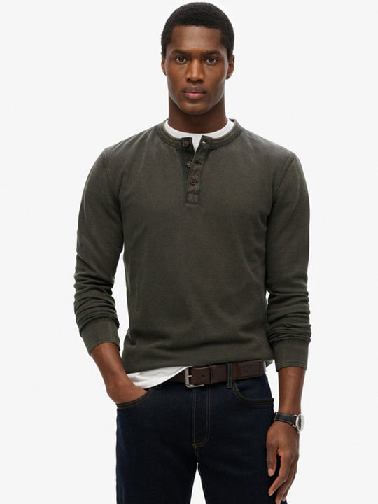 Shirt «Grandad» von SUPERDRY