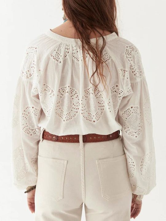 Bluse «Margaret» von MAISON HOTEL