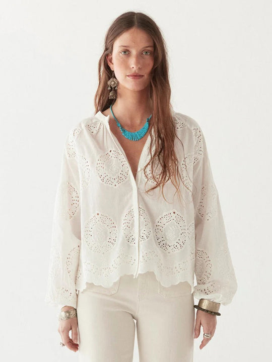 Bluse «Margaret» von MAISON HOTEL