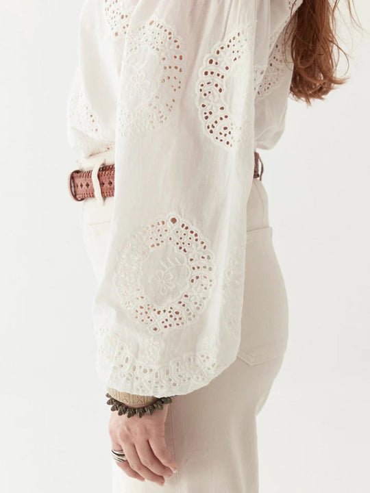 Bluse «Margaret» von MAISON HOTEL