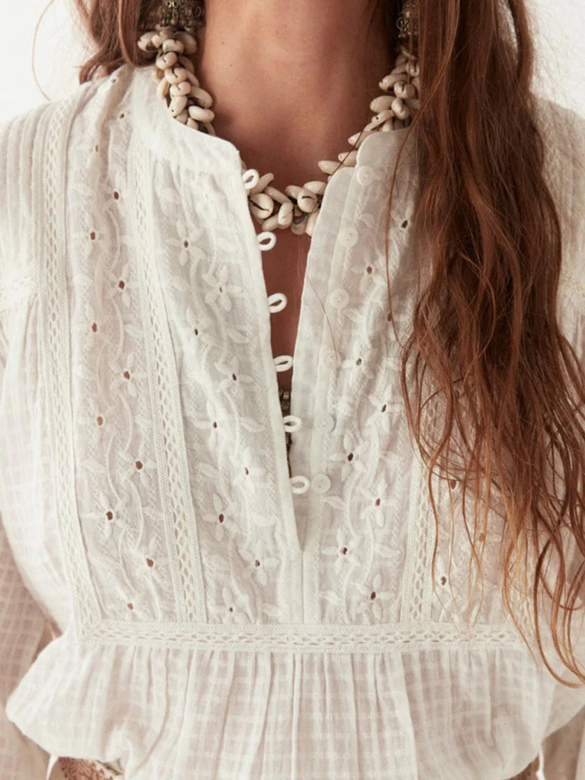 Bluse «Sabine» von MAISON HOTEL