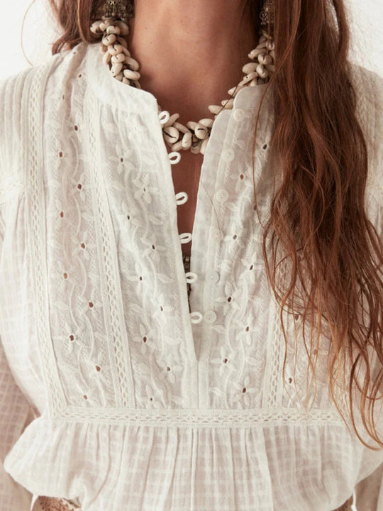 Bluse «Sabine» von MAISON HOTEL