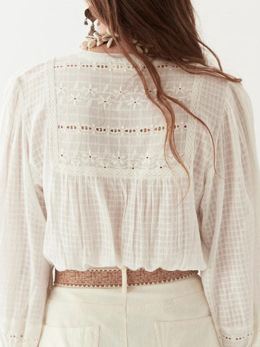 Bluse «Sabine» von MAISON HOTEL
