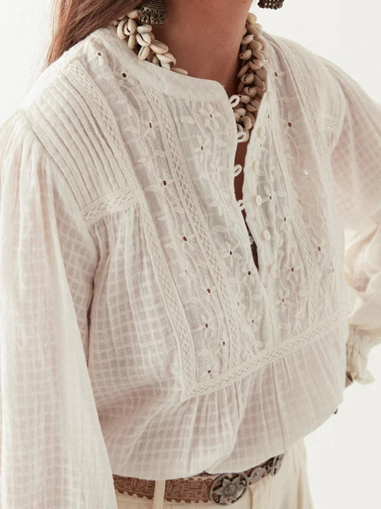Bluse «Sabine» von MAISON HOTEL