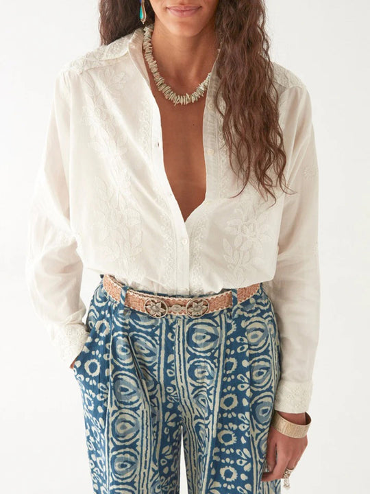 Bluse «Ganges» von MAISON HOTEL