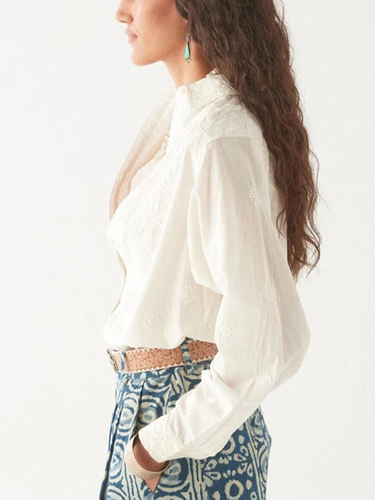 Bluse «Ganges» von MAISON HOTEL