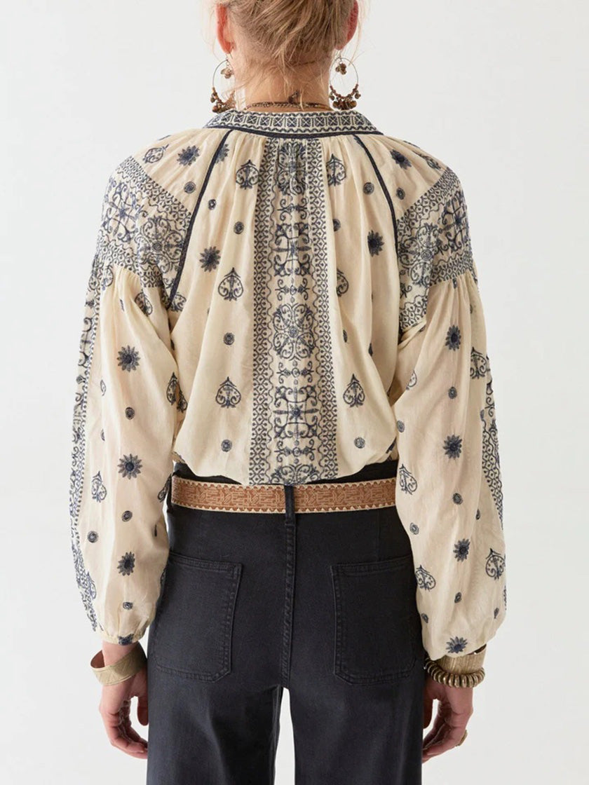 Bluse «Stephanie» von MAISON HOTEL