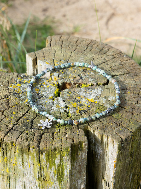 Bracelet de cheville « Floris argent » de CORAZON