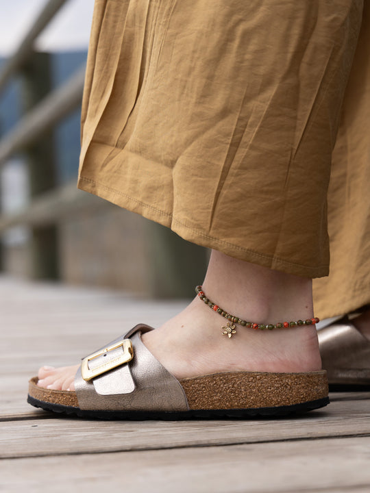 Bracelet de cheville « Floris gold » de CORAZON