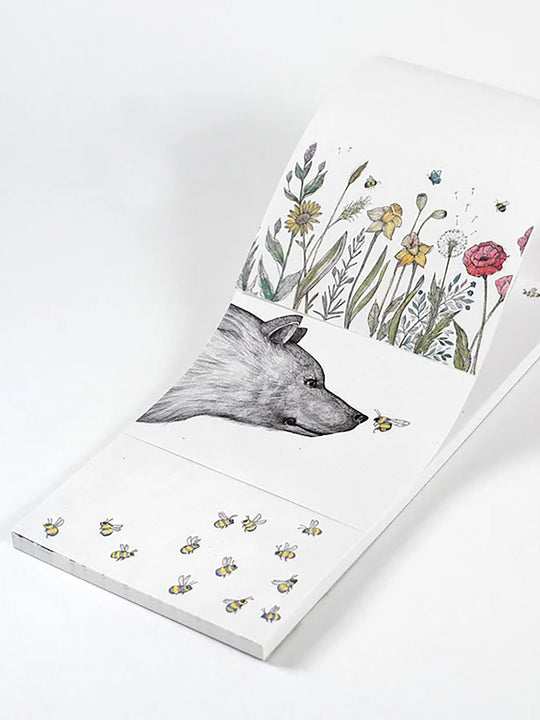 Notizblock «Bienen Blümchen»