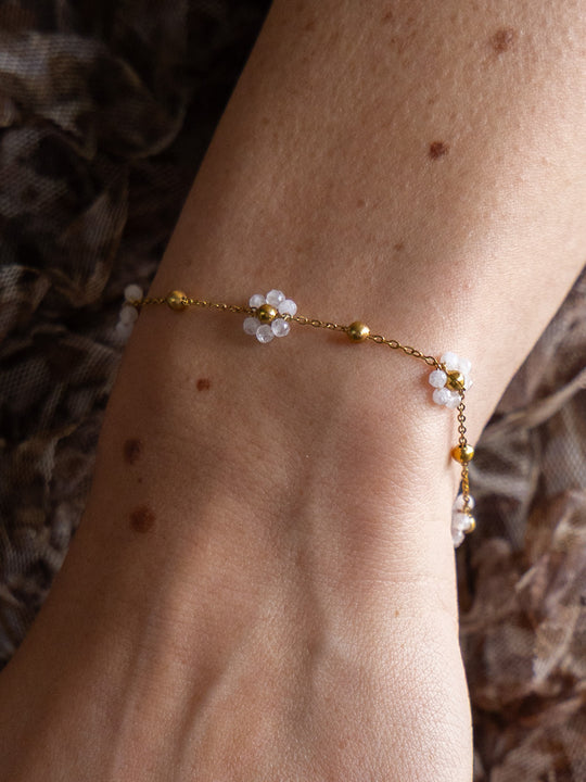 Bracelet « Little Flower blanc » de CORAZON