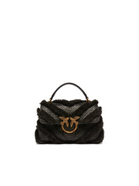 Tasche «Love Lady Puff Mini Rafia» von PINKO