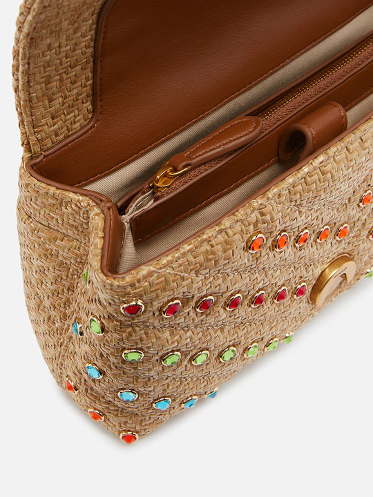 Tasche «Love Lady Puff Mini Rafia» von PINKO