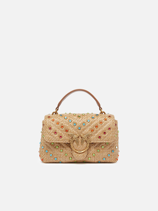 Tasche «Love Lady Puff Mini Rafia» von PINKO